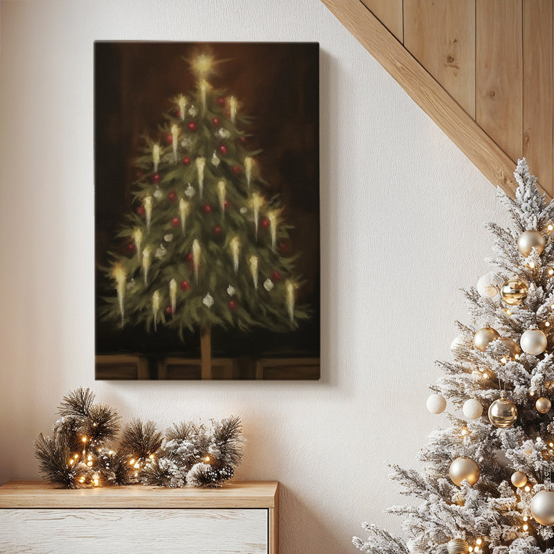 «Warm Lantern Hearth at Eve», toile tendue avec châssis de qualité supérieure, H 36 po x l 24 po