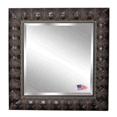 Acton Wood Flat Wall Mirror