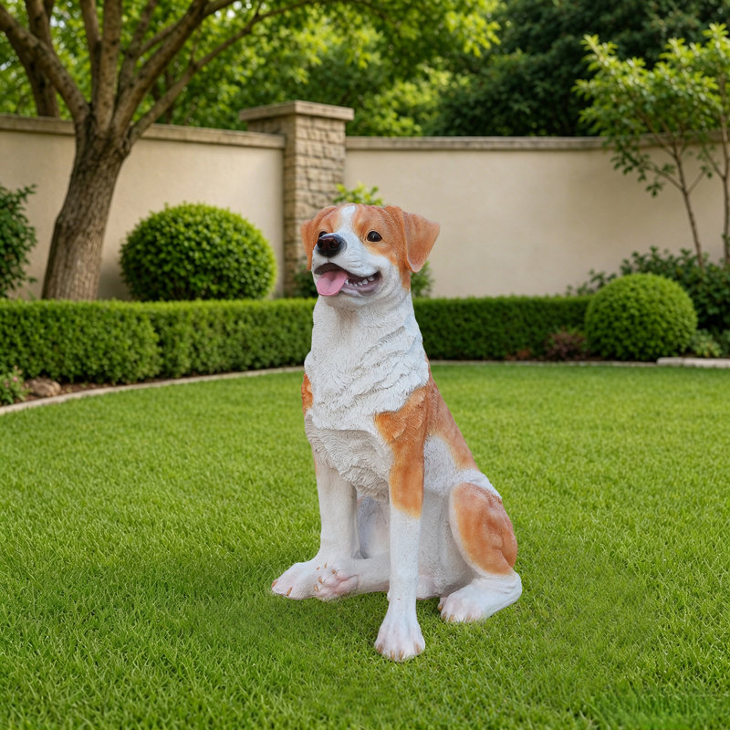 Lifelike Hound Dog Statue