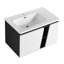 Meuble-lavabo mural moderne avec lavabo en céramique-209024229