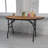 Wofford 60" Half-Round Wooden Folding Event Table