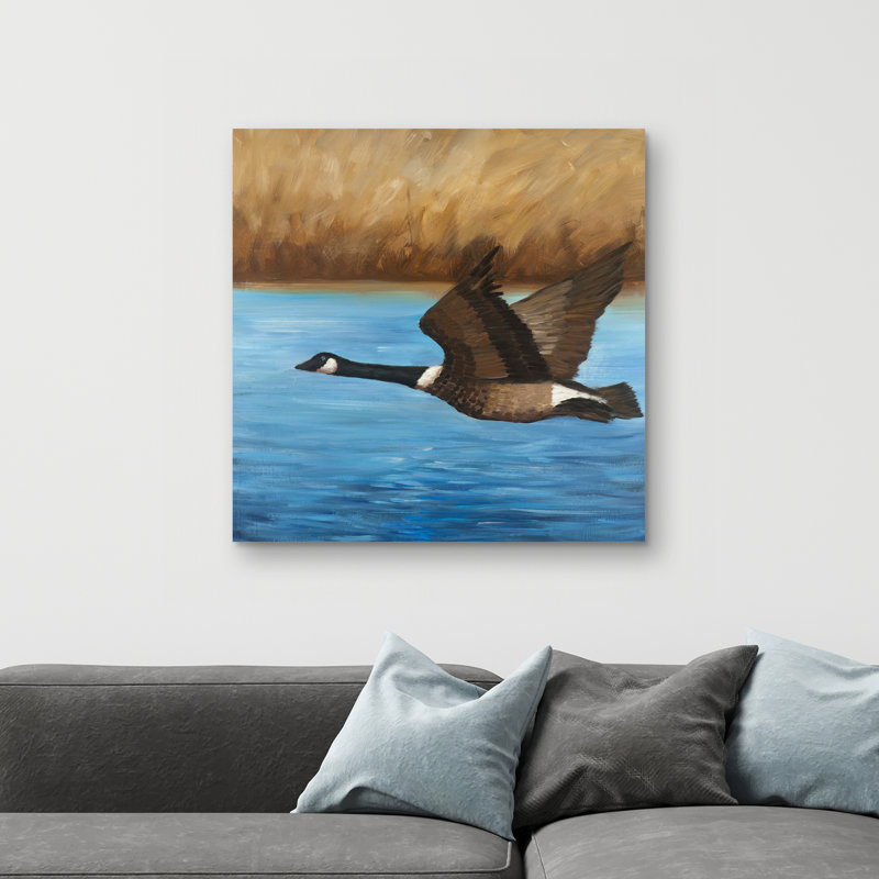 Canada goose - 32"x32" art on canvas