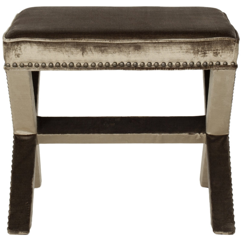 Dangela Upholstered Ottoman, Antique Sage