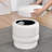 Ayram 15.36" Wide Multifunctional Swivel Modern Upholstered Bouclé Round Storage Ottoman