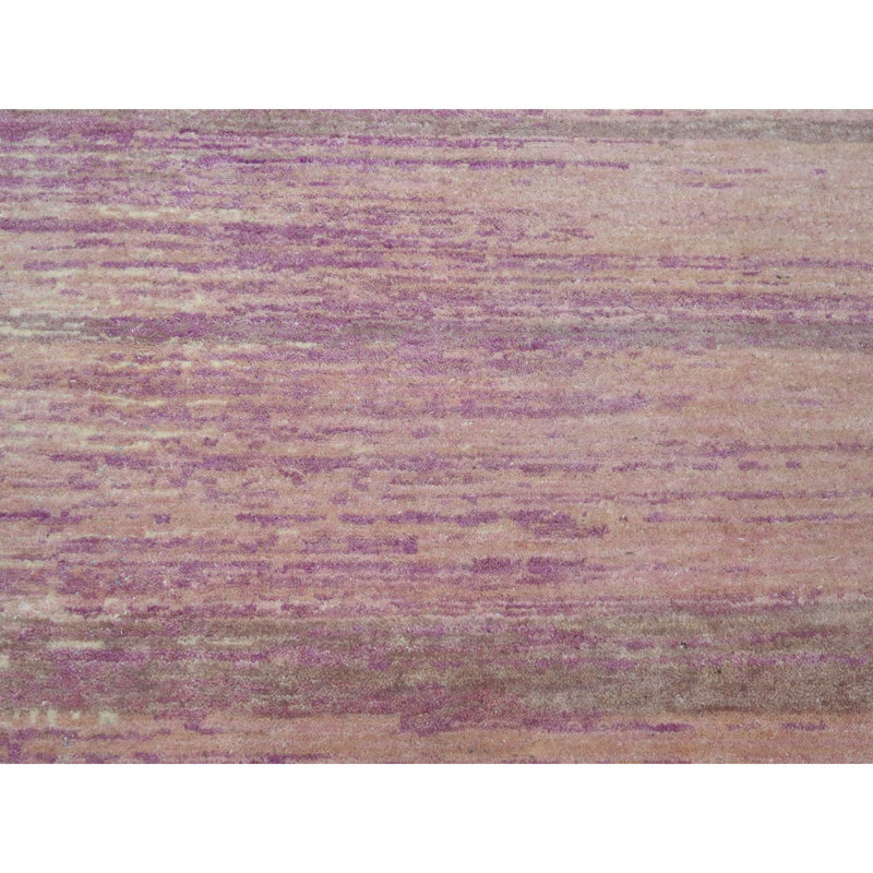 Tapis horizontal en laine noué à la main 9 pi x 12 pi 3 po flamant rose 3633DE722019455FA66154045A98EE70