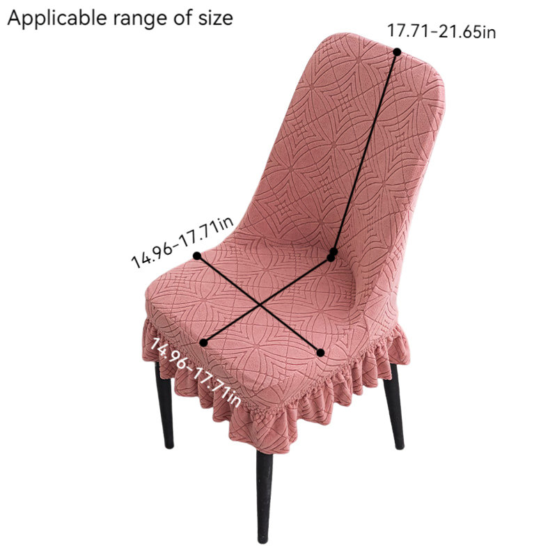 Housse pour chaise de salle à manger en polyester