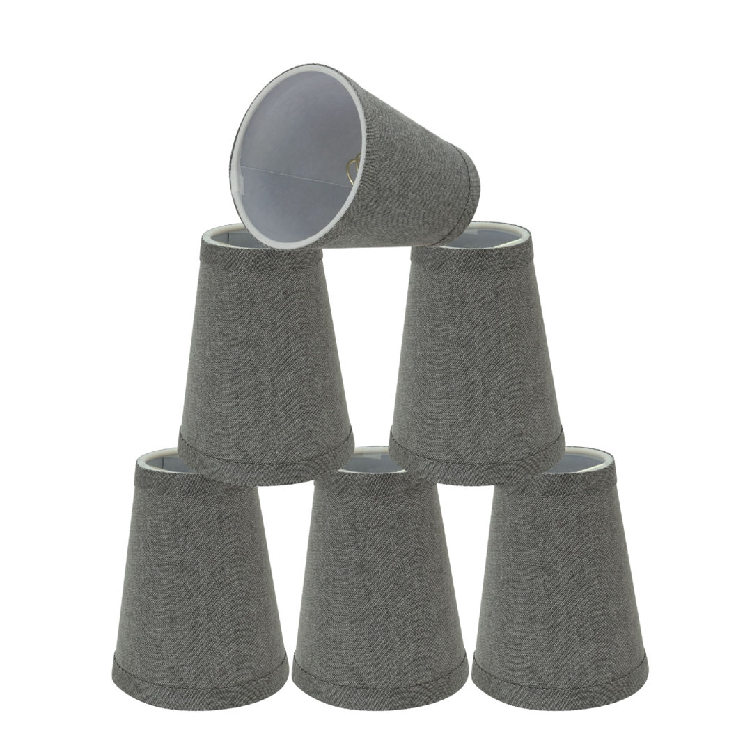 4'' H Linen Empire Lamp Shade (Set of 6) Latitude Run®
