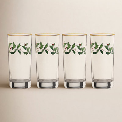 Holiday Highball Glass