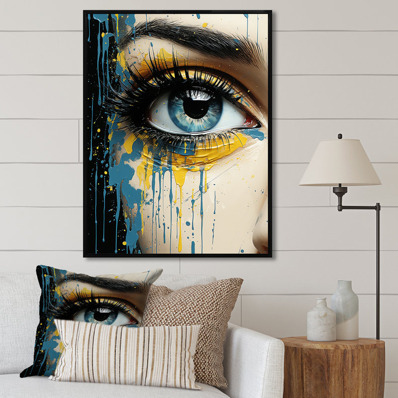 Byzantine Beauty - Classics, art mural, Cadre flottant noir, H 32 po x l 24 po x P 1 po