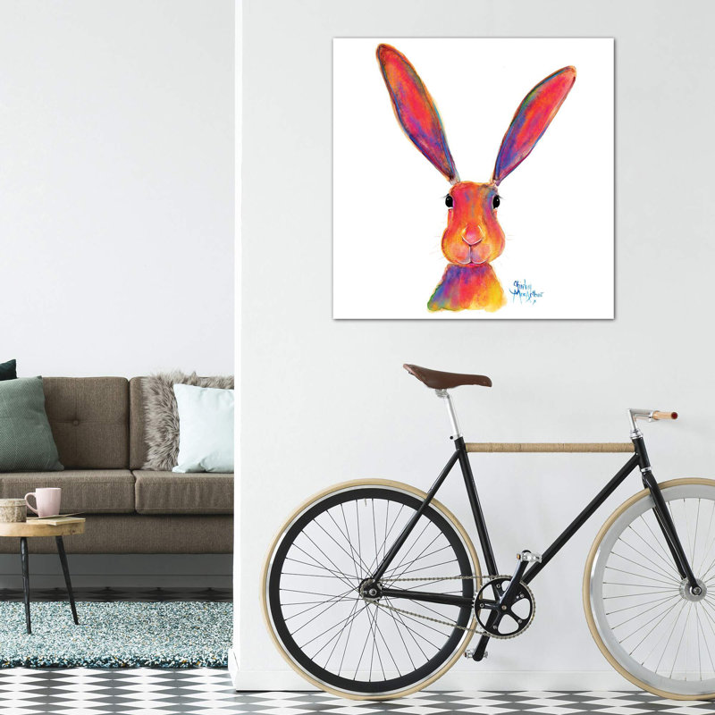 «All Ears» par Shirley Macarthur - reproduction d'art, H 37 po x l 37 po x P 1,5 po, Pas de tapis, Toile tendue