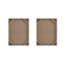 Hand Embellished Glitter 2-piece Wall Art Set
