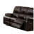Zuriel Brown Synthetic Leather Recliner Sofa