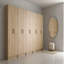 Armoire polyvalente 5 pièces pour la maison - Chêne