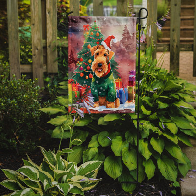 Drapeau de Noël Airedale Terrier