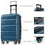 Ensemble de valises en plastique Hardshell