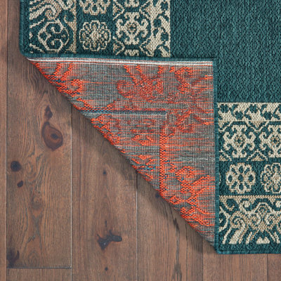 Tapis oriental bleu / gris Izola