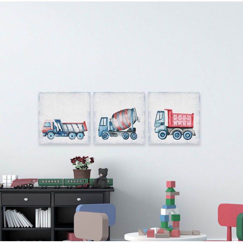 Rondel - 3 Piece Print Set, 41cm H x 123cm W x 3.81cm D