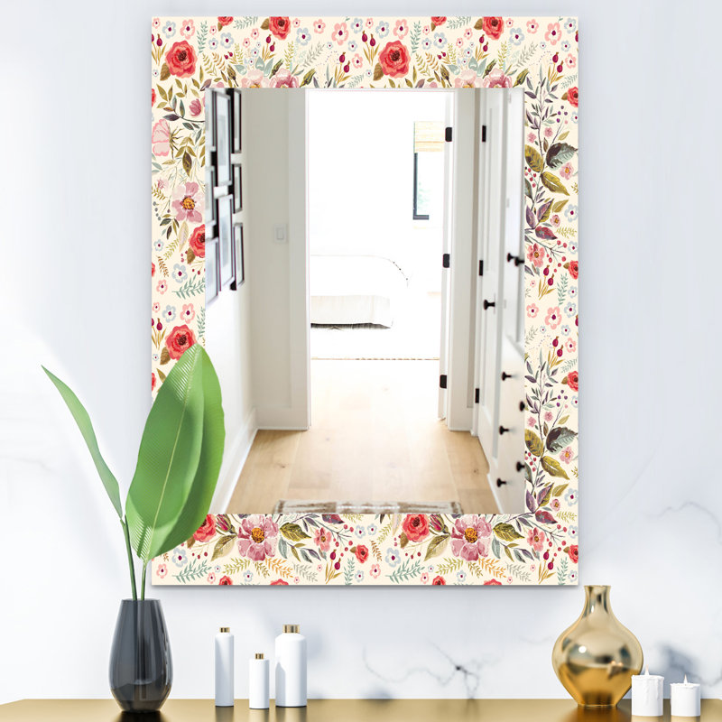 Miroir mural rétro Vintage, H 24 po x l 32 po