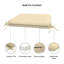 Sunbrella Square Dining Chair Cushions, 3" Foam Replacement Cushion-418102934-418103018