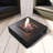 Brummitt Square Concrete Propane Smokeless Fire Pit Table-458602980