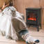 Aaliyah Belfry Heating 39cm W Black Electric Fireplace with 220 BTU