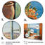 Orange méditerranéen Bath Tranquility 3 - impression sur toile encadrée pour salle de bain-114854181-114854180