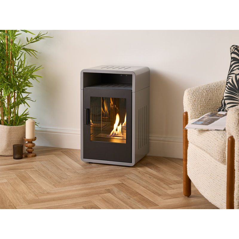 Adam Bellini Bio Ethanol Stove, Grey