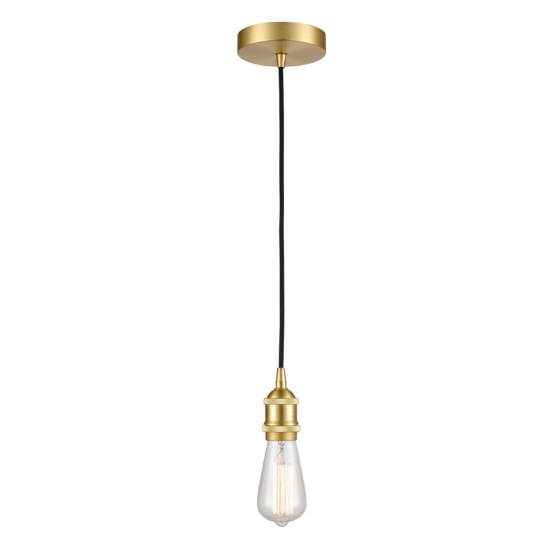 Luminaire suspendu à 1 lumière Aniaha, Or satiné