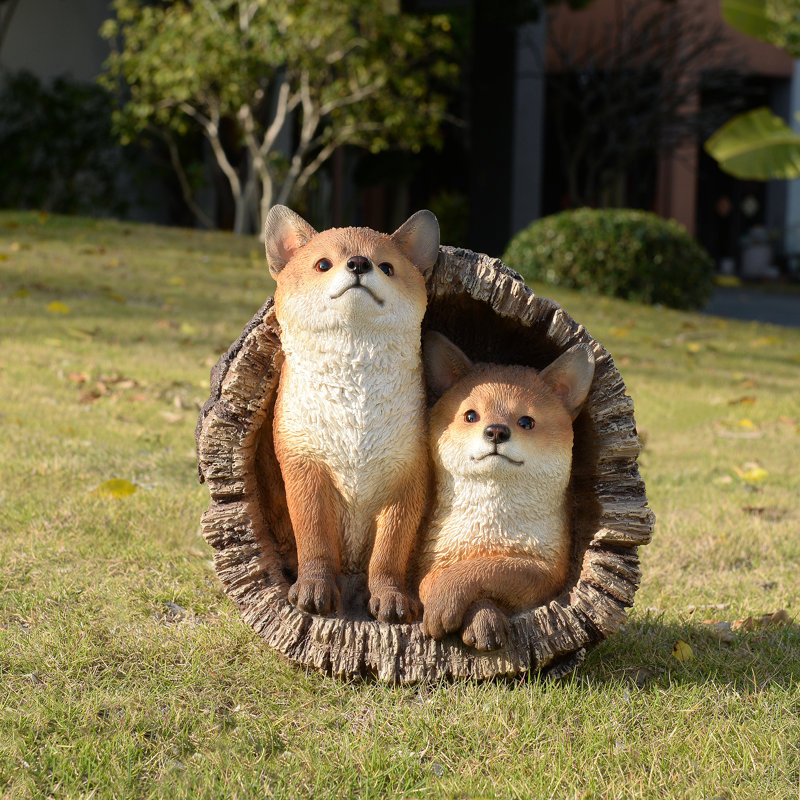 Animals Weather Resistant Polyresin Garden Statue