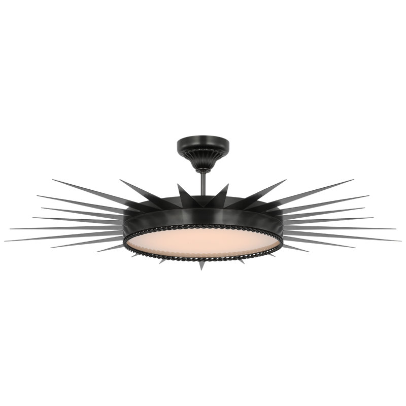 Soleil 1 - Light LED Semi Flush Mount by Suzanne Kasler