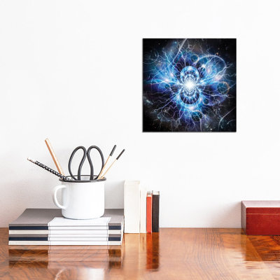 Space Fractal Of Supernova And Time Spirals by Bruce Rolff - Wrapped Canvas Print
