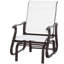 Fauteuil oscillant d'extérieur Outsunny (excluant la table)