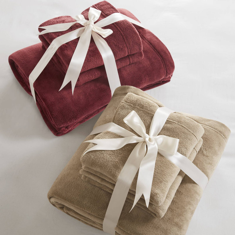 Twin Burgundy Soft Plush Microfiber Sheet Set