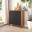 Commode Zarif noir et noyer