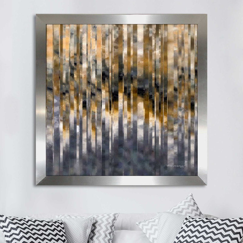 «You Do I Trust, Psalm 143: 8» par Mark Lawrence, impression, H 31,5 po x l 31,5 po x P 1 po, Encadrement argenté