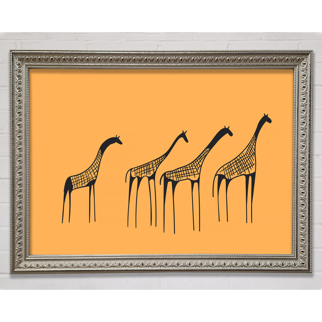 Afrikanische Giraffe - Druck