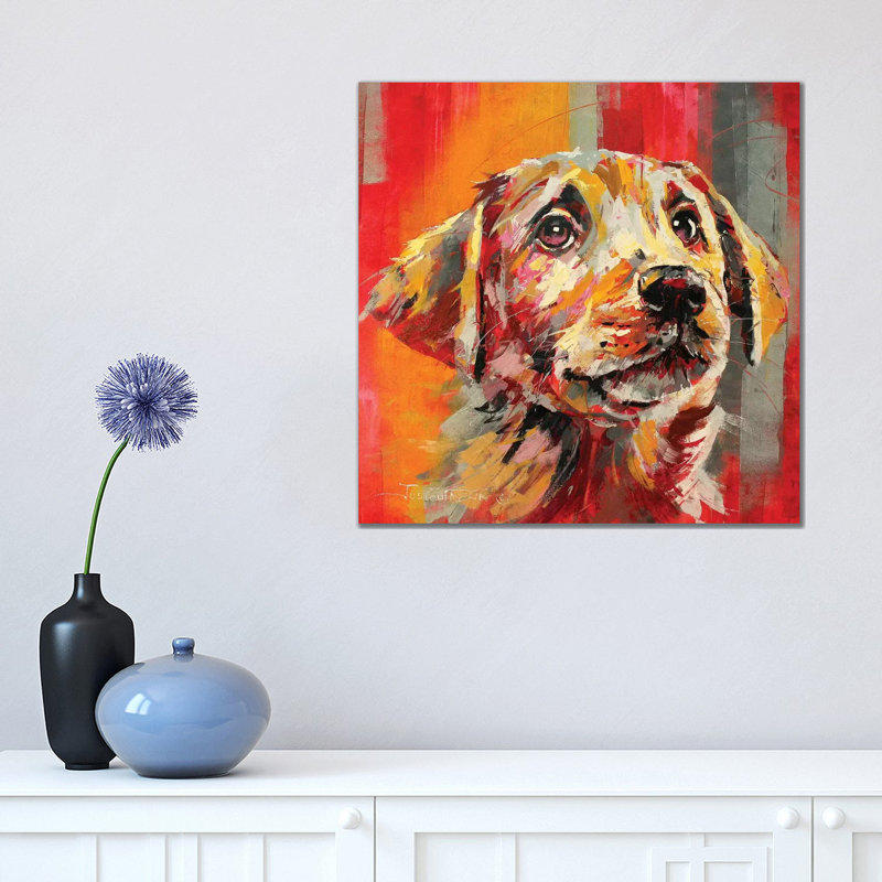 Labrador I by Jos Coufreur - Wrapped Canvas Print, 45.72 cm H x 45.72 cm W