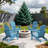 Clitheroe Foldable HDPE Adirondack Chair-2049837478