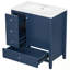 Meuble-lavabo avec lavabo, une armoire et trois tiroirs-2015797292