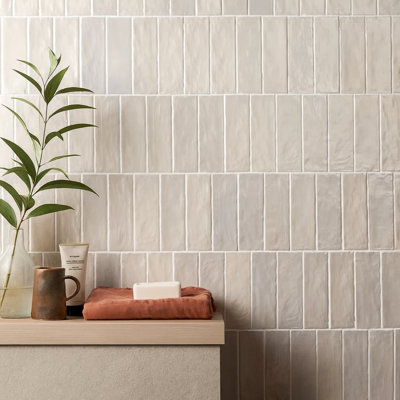 Mallorca 2.5 in. x 8 in. Zellige Ceramic Subway Tile (5.38 Sq. Ft. / Case)