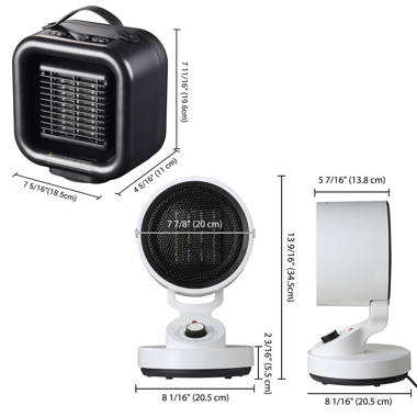 Lifesmart 2-in-1 Tower Heater with Flame Effect - 20898343