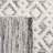 Vermont Hand Woven Wool/Cotton Geometric Rug in Ivory/Gray-1164009846