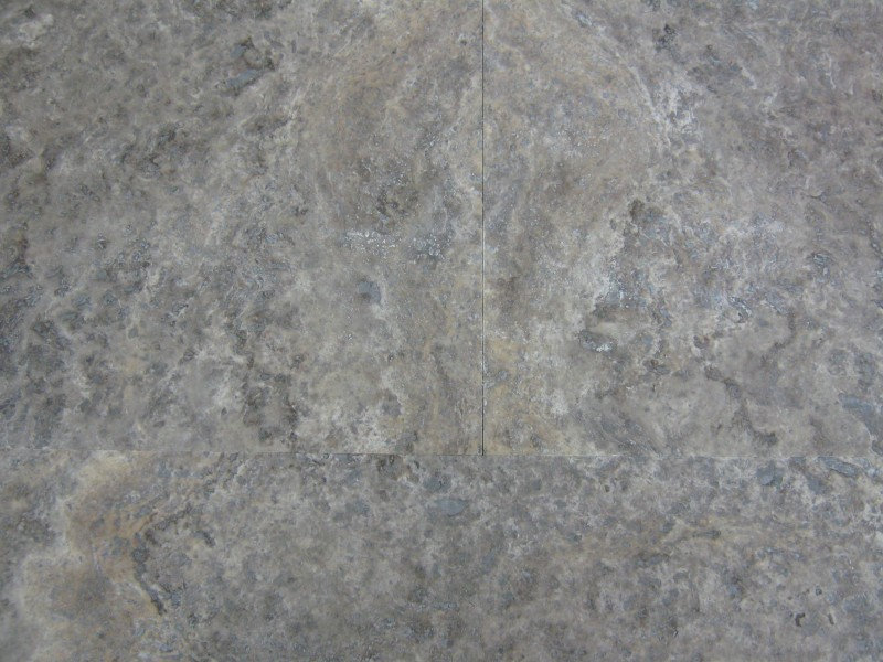 6x12 SILVER TRAVERTINE H/F & STRAIGHT