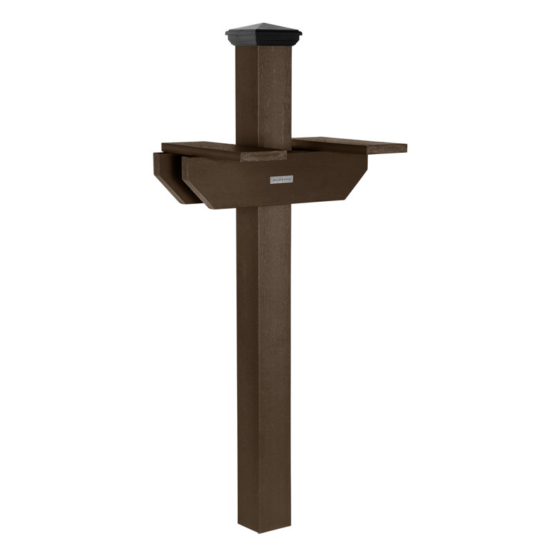 Poteau carré H 76,8 po The Home & Garden Collection, Gland vieilli