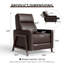 Fauteuil inclinable traditionnel en bois massif Edwin-964800326