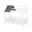Lit simple en bois avec clôture-1985516866