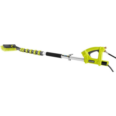 Ryobi 18 Ft. Telescoping Extension Pole With Brush For Most Gas Electric And Cordless Pressure Washers Up To 4200 Psi