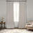 Iohannes Vintage Textured Faux Dupioni Rod Pocket Silk Blackout Curtains - Single Panel Drapes-1642994166-1699217502