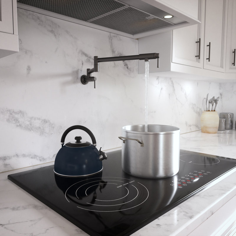 Robinet remplisseur hansgrohe en chrome noir brossé, Satin Black