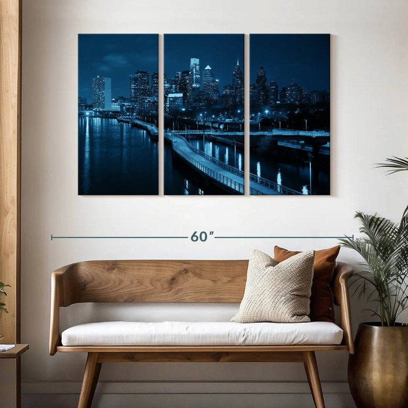 Horizon urbain de Sireci, Philadelphie, H 32 po x l 50 po